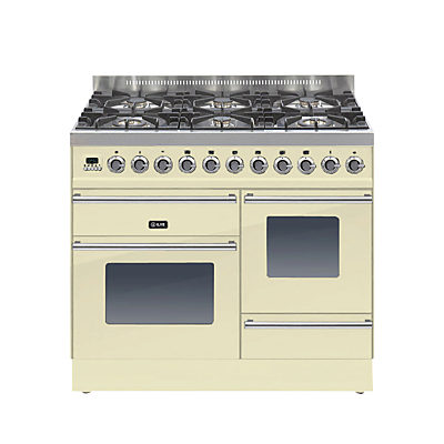 ILVE Roma PTW1006E3 Dual Fuel Freestanding Range Cooker Cream
